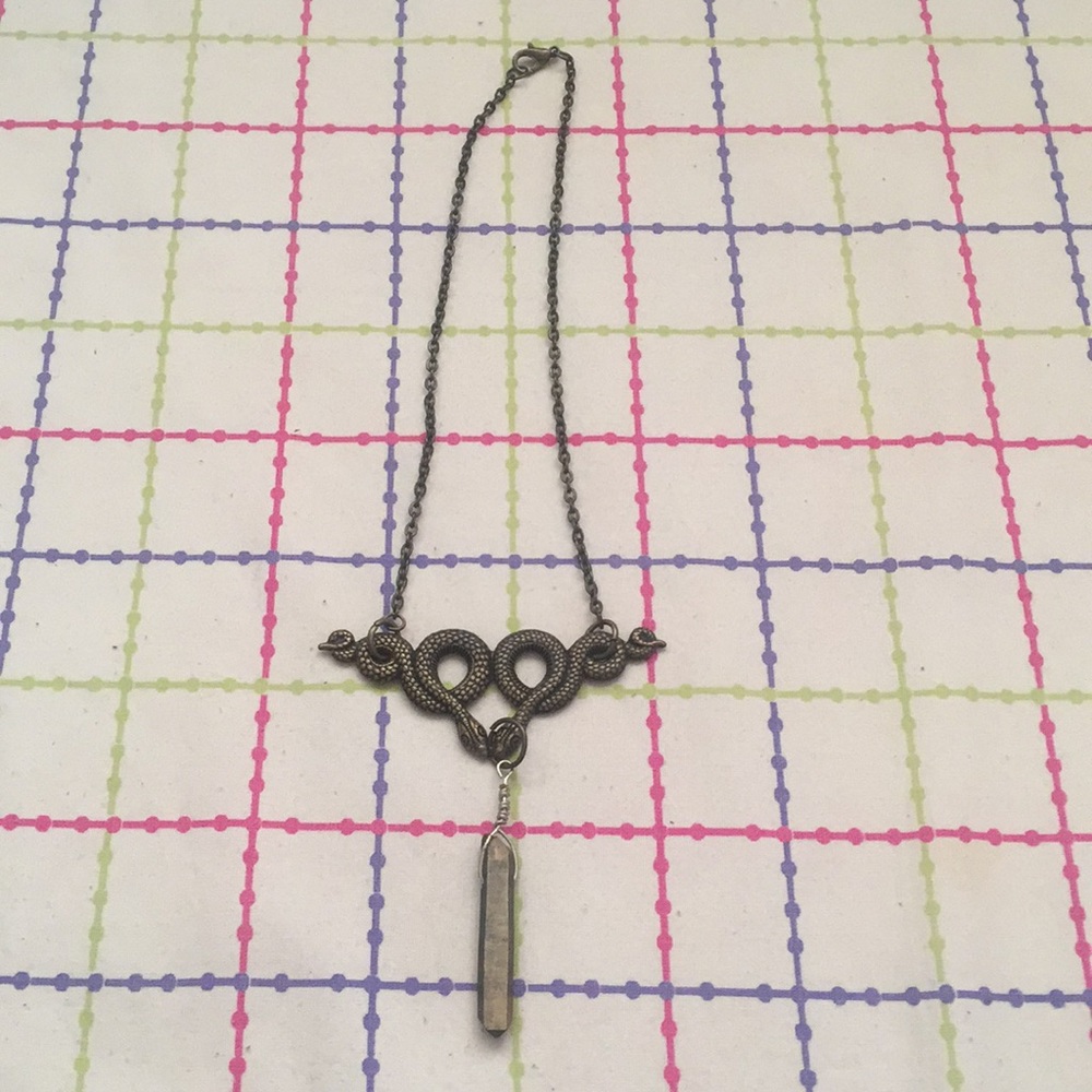 Metal Snake Necklace - Picture 2 of 4